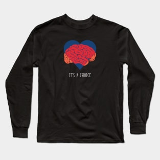 Heart and Brain Long Sleeve T-Shirt